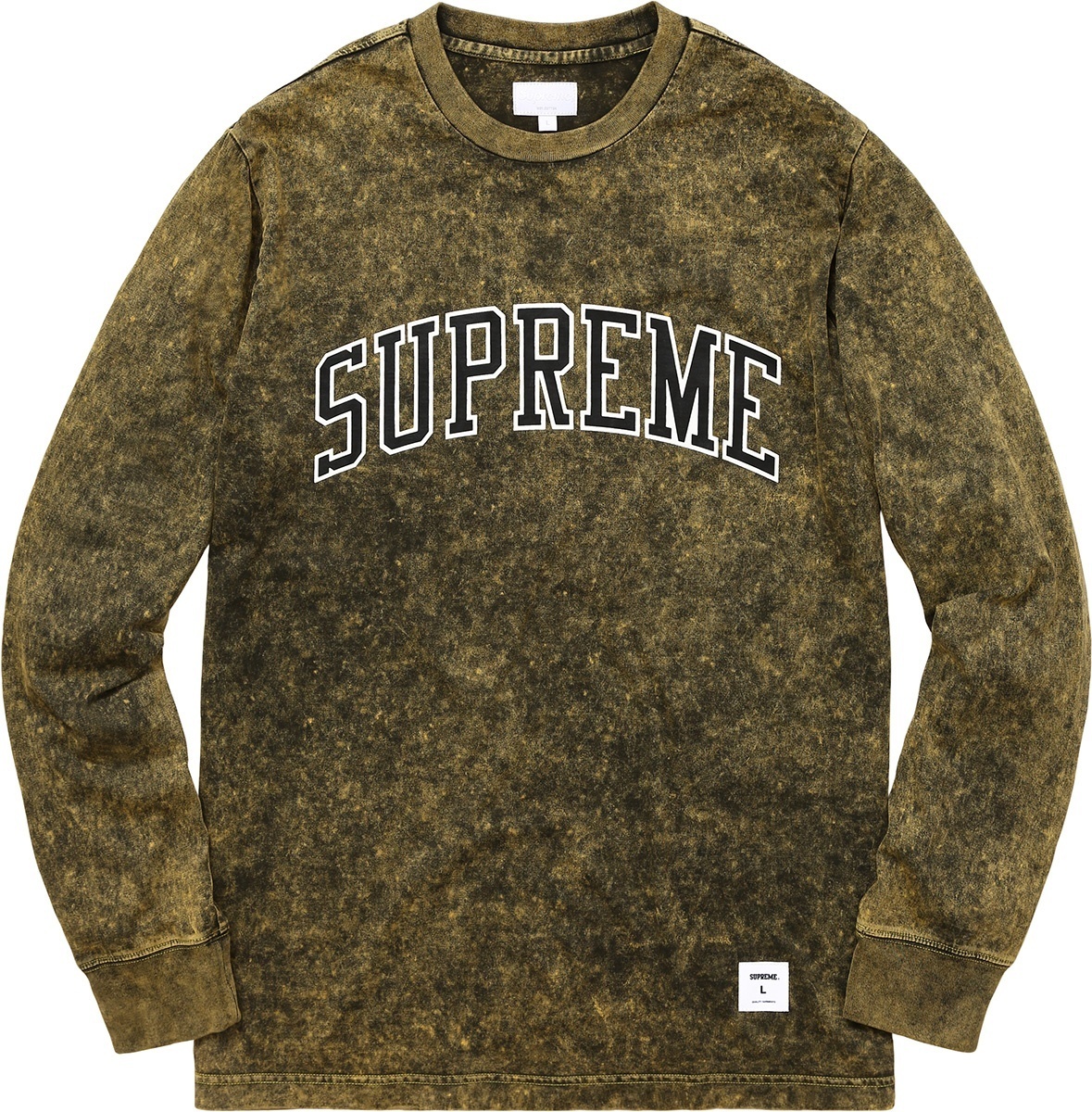 Acid Wash Arc Logo L/S Tee view 2